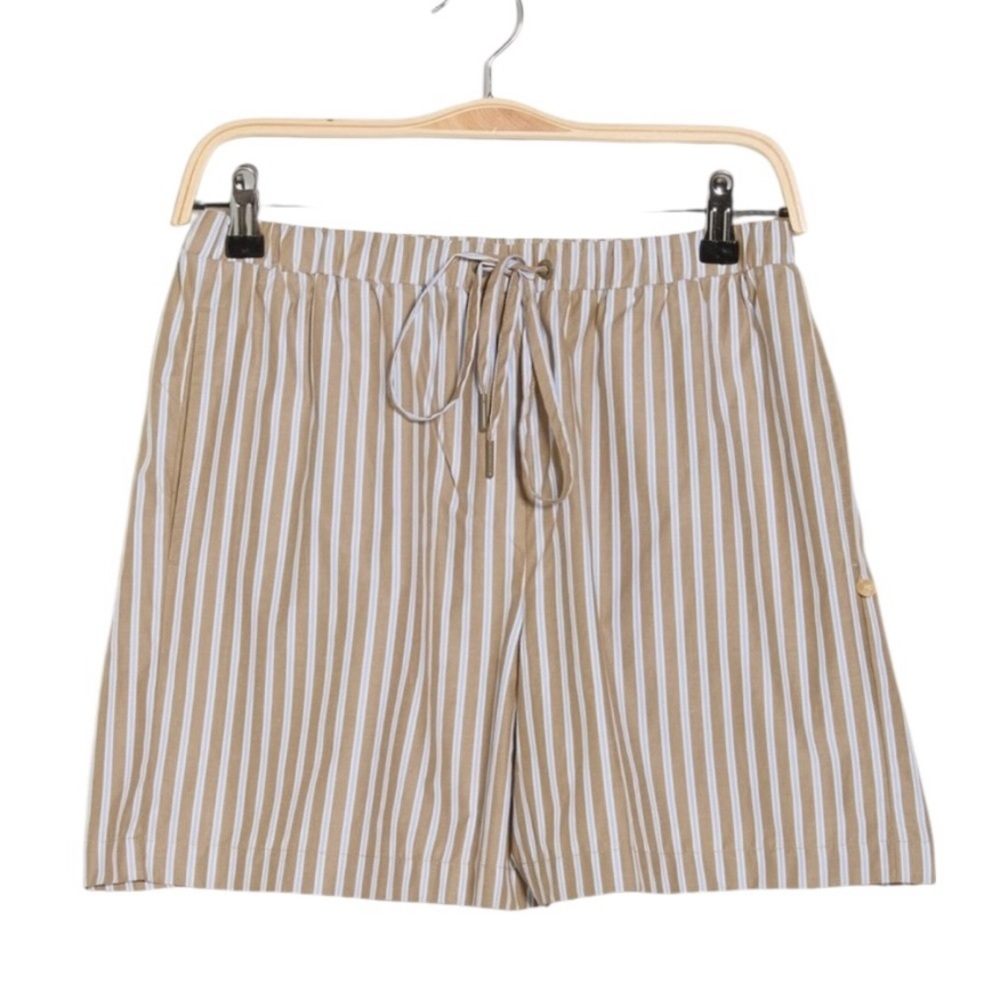 NWT Scotch & Soda Striped Easy Drawstring Shorts Martini Olive Size Large - Picture 3 of 11